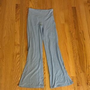 Athleta Light Blue Flared Yoga Pants